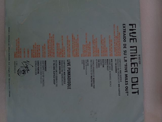 Vinile Mike Oldfield Five Miles Out