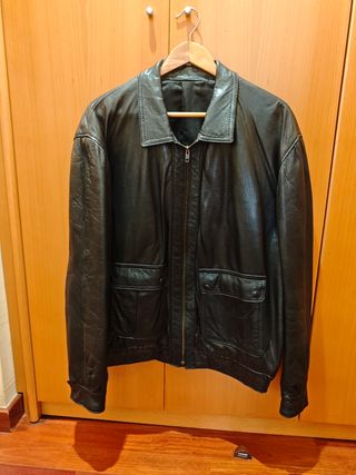Chaqueta de piel hombre