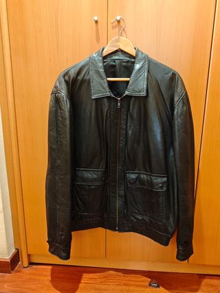 Chaqueta de piel hombre