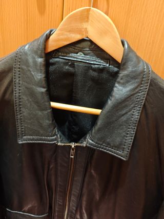 Chaqueta de piel hombre