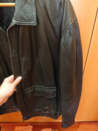 Chaqueta de piel hombre