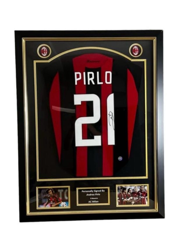 Camiseta Pirlo AC Milan firmada + certificado