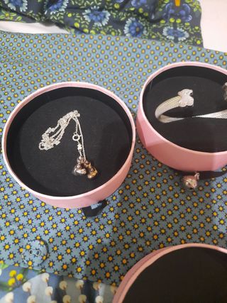 Pulsera Tous Oso Plata y Cadena