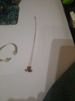 Pulsera Tous Oso Plata y Cadena