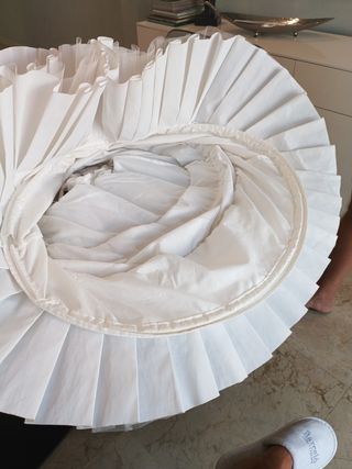 Cancán Fallera Niña 5-6 Años Blanco