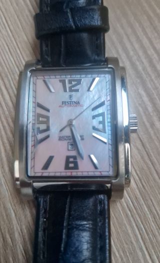 Reloj Festina F16080 hombre, plateado y negro