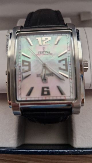 Reloj Festina F16080 hombre, plateado y negro