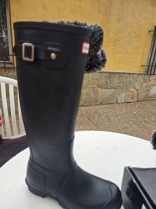 Botas de agua Hunter negras
