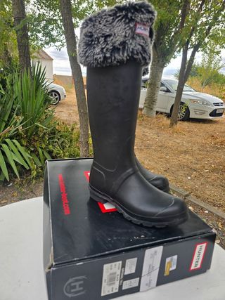 Botas de agua Hunter negras