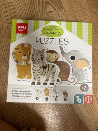 Puzzles Progresivos Savanna Apli Kids