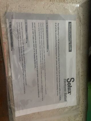 Balastro Electrónico Solux Alta Eficiencia