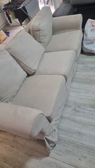 Sofá Ikea Beige Tela