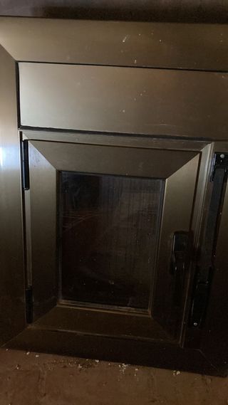 Ventana Aluminio con Persiana 48x72 cm
