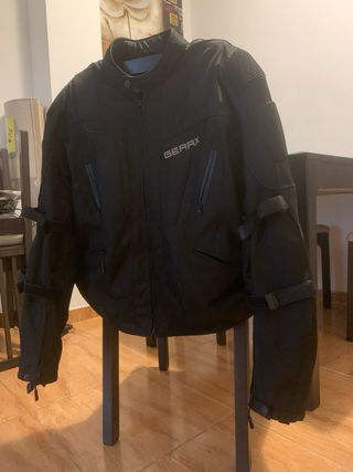 Chaqueta de moto GEARX negra