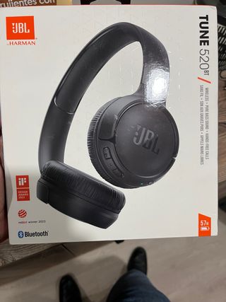 Cascos JBL Tune 520BT Negro