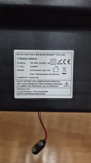 Cama articulada Gomarco