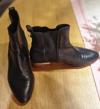Botín Uterqüe Negro Talla 38