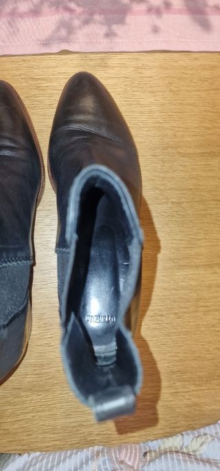 Botín Uterqüe Negro Talla 38