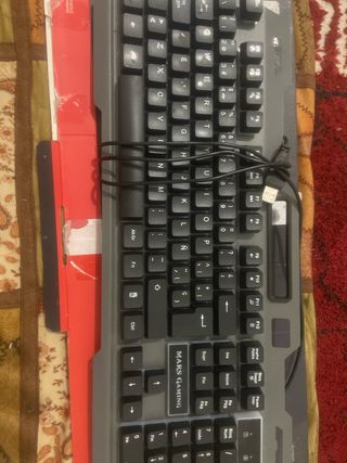 Teclado Gaming Mars Gaming Negro
