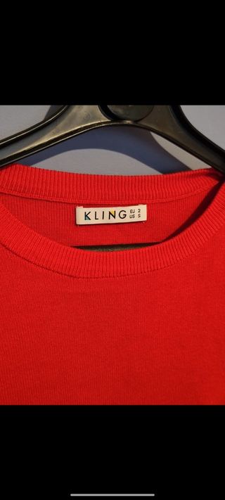 Jersey Kling Rojo con Volantes