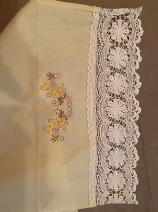 Sábanas Vintage Cama 135 Amarillas