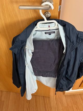 Conjunto Tommy Hilfiger: Cazadora, Camisa y Pantal