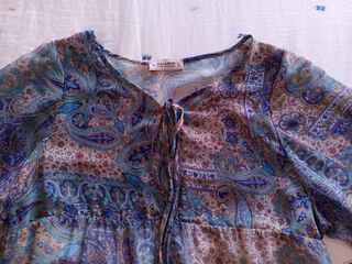 Vestido Pull&Bear estampado paisley