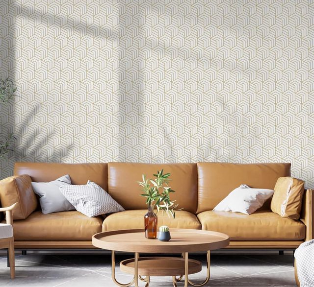 Lote rollos Papel Pintado Geométrico Autoadhesivo