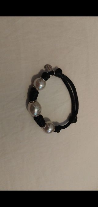 Pulsera Majorica Perlas Negras