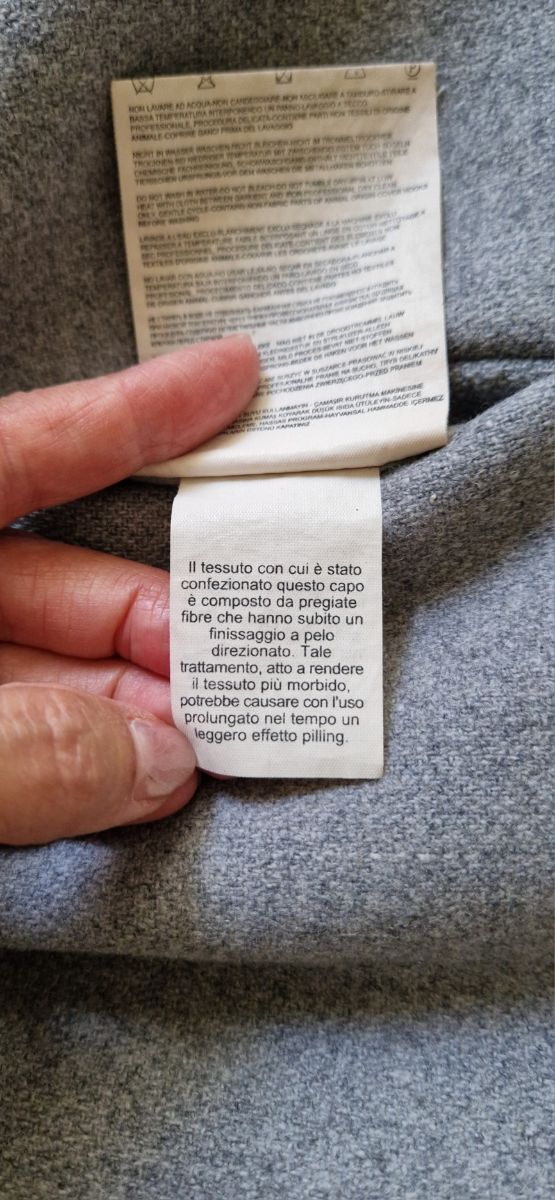 Fay cappotto Romantic Coat lana grigio