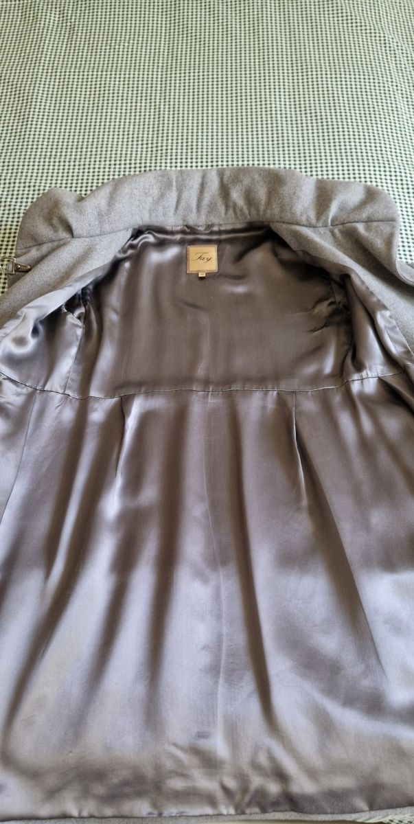 Fay cappotto Romantic Coat lana grigio