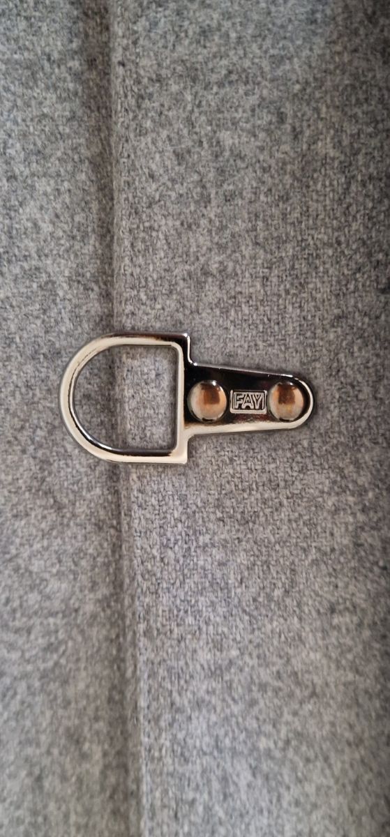 Fay cappotto Romantic Coat lana grigio