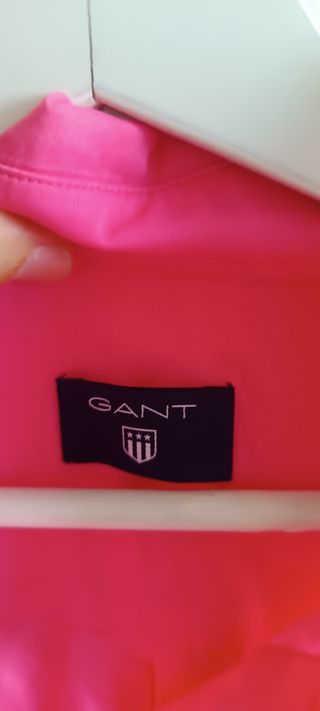 Camisa Gant Mujer Talla 44 Rosa