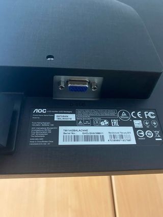 Monitor AOC 20 Negro