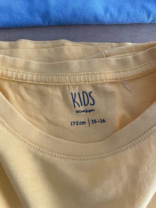 Lote 5 Camisetas Algodón Niño
172 cms (15-16 años)