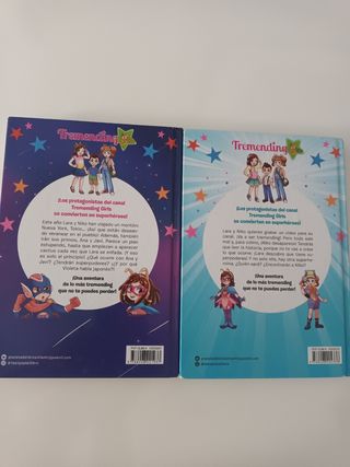 2 libros de Tremending girls. Wonder Lara