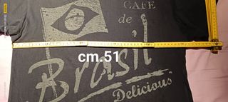 T-shirt SKY blu con stampa