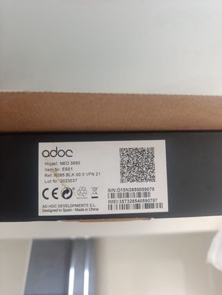 Teléfono de oficina adoc negro neo 3850