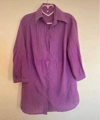 Blusa violeta talla M