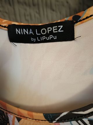 Vestido largo estampado