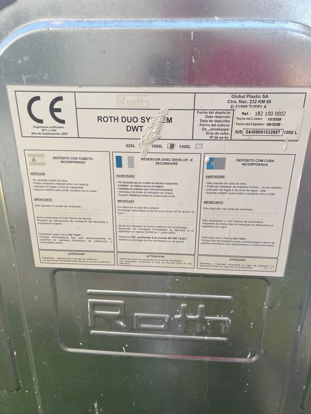 Deposito gasoil Rottr