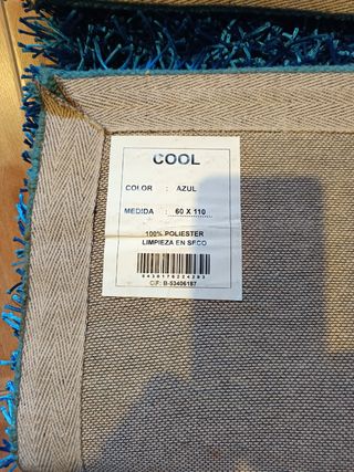 Alfombra COOL Azul 60x110 cm
