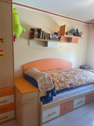 Cama nido con cajones y cama supletoria