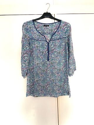 Blusa Massimo Dutti Estampada Floral 