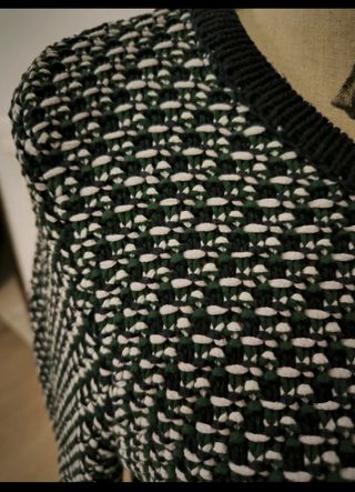 Chaqueta de punto CAROLL verde talla M