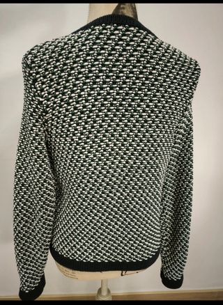 Chaqueta de punto CAROLL verde talla M