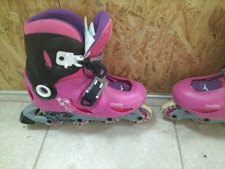 Patines Oxelo rosas talla 34-36