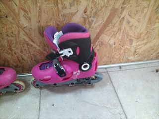 Patines Oxelo rosas talla 34-36