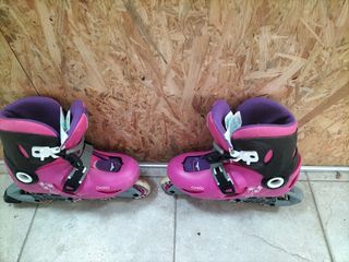 Patines Oxelo rosas talla 34-36