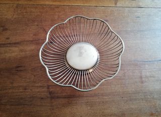 Cestino pane/frutta in acciaio